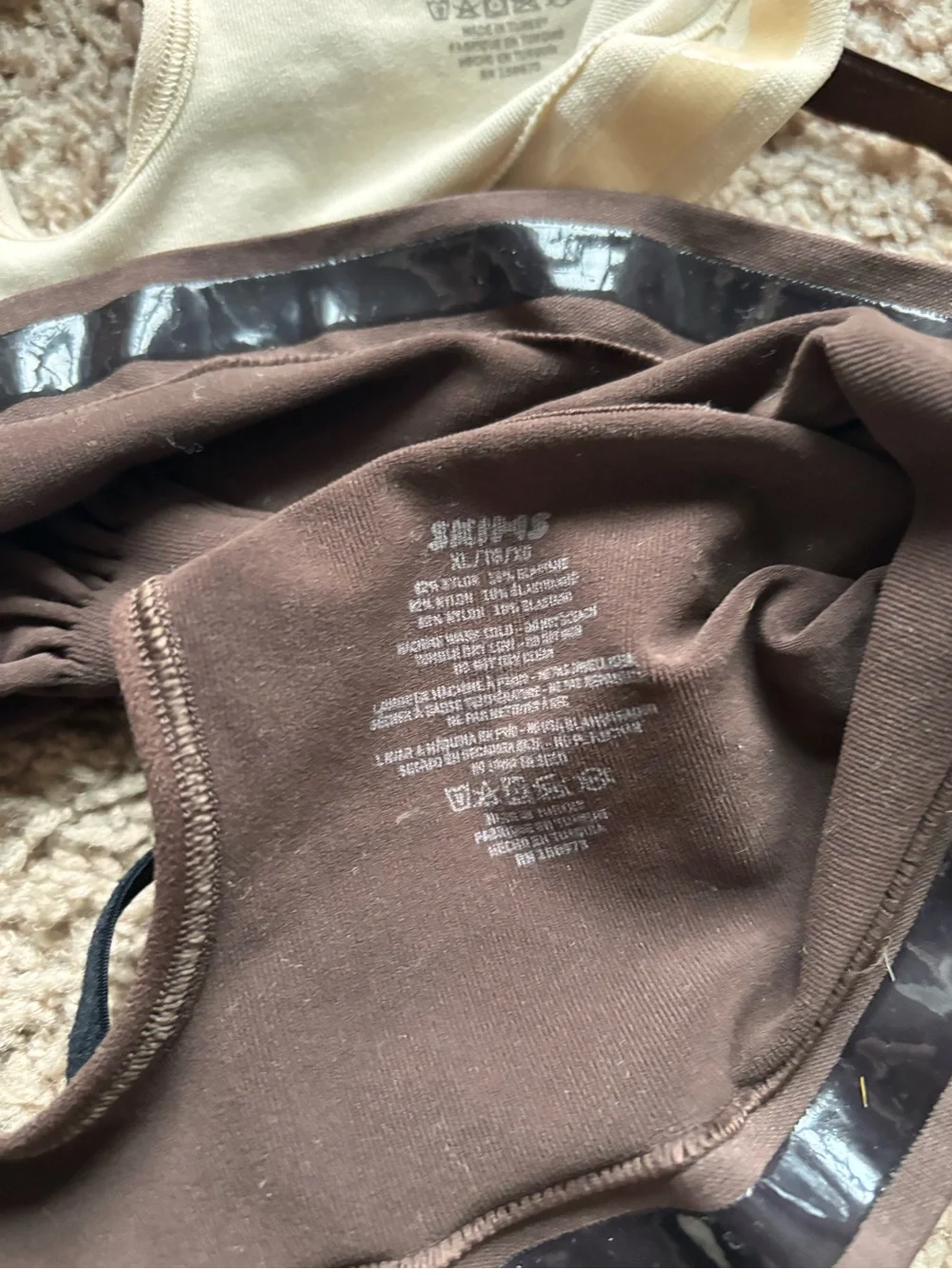 SKIMS Bralette Set in Cream, Brown, Black - Picture 4 of 5